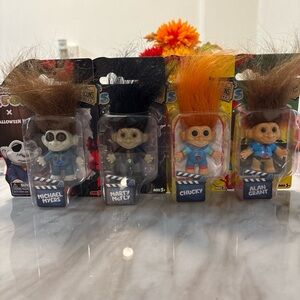 Good Luck Trolls Chucky, Alan Grant , Marty Mcfly, Michael Myers